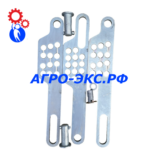 К-т регул-х пластин ТМ9800.00.005(2шт) 004(1шт) с метизами, на культиватор AgromasterTillermaster