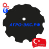 Диск 660х8 бороны (ромашка) БДТ отв.круг (с площадкой) Turkey/Турция