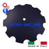 Диск 610х6 бороны (ромашка) 41х41 Italy/Италия
