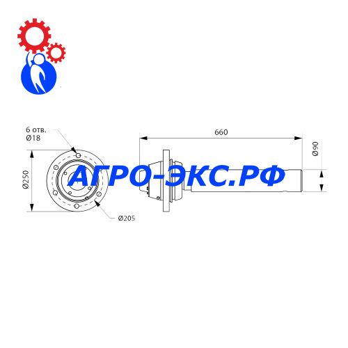 Ступица в сборе РЗЗ.22.07