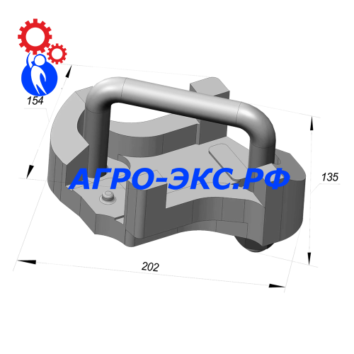 Державка предплужника в сборе РЗЗ.215.00.000-01