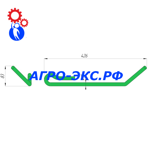 Зуб пружинный на сеялку 959336 (959336S) (2)
