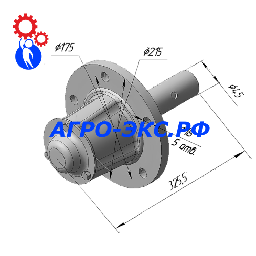 Ступица колеса ПЛЕ РЗЗ.06.200-Б
