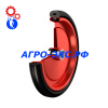 Колесо в сборе 360x50/LR/63S/MM/A/20X60/RAL2002 (OTICO)